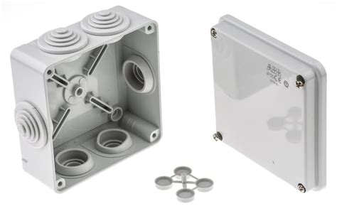 grey thermoplastic junction box